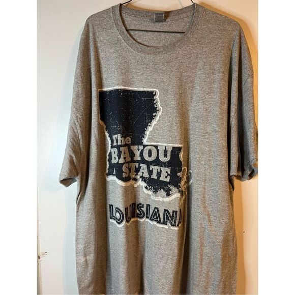 The Bayou State Louisiana Tee Shirt - Picture 1 of 4